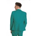 thumbnail image 4 of Linen Suits for Men Casual Wedding Suits Men 3 Piece Suits Groomsmen Tuxedos Summer Beach Prom Set Turquoise 6XL, 4 of 7