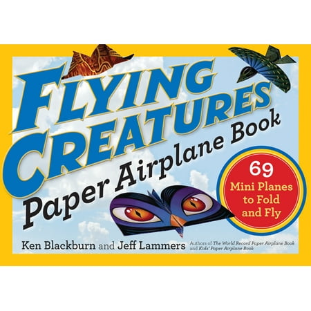 Flying Creatures Paper Airplane Book - Paperback