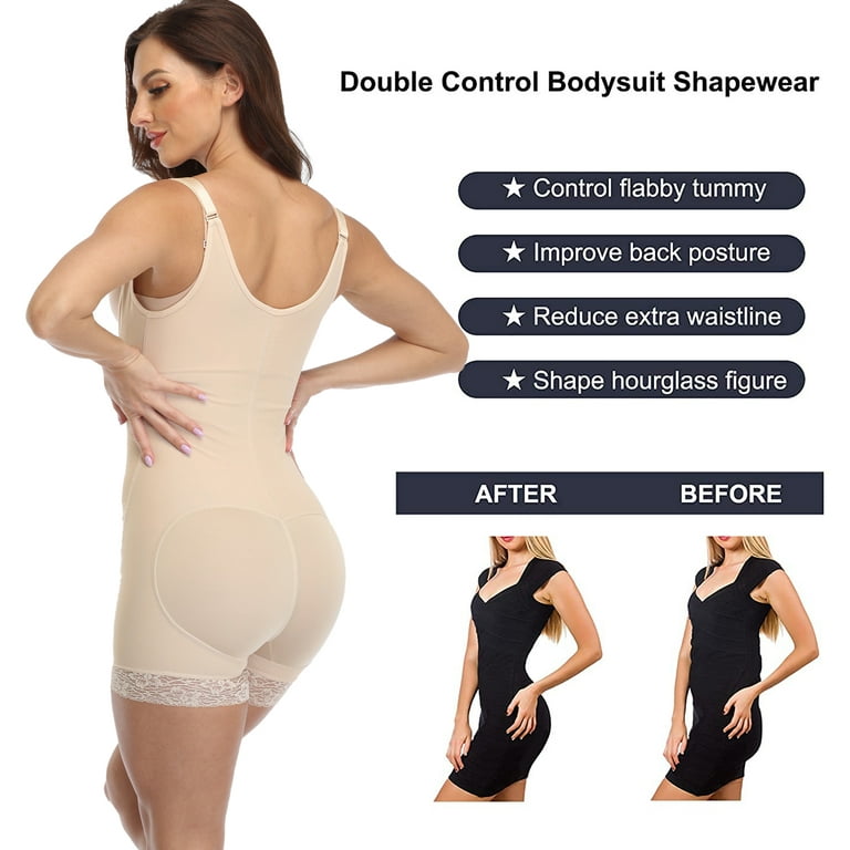 Shapewear Bodysuit For Women Tummy Control Fajas Colombianas Postpartum  Full Body Shaper Slimmer High Waist Butt Lifter S-6xl