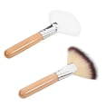 thumbnail image 4 of Miangastore Assorted Color Makeup Brushes with Premium Nylon Hair for Home Use 2Pcs, 4 of 8