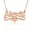 #3 Name+Pattern-Rose Gold, variant on Personalized Name Necklace,Custom Name Jewlery,Gift for Women Wedding Valentine-#5 1~4 Name+Pattern-Silver