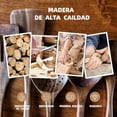 thumbnail image 4 of Wooden Cooking Utensils,8-Piece Heat Resistant Spatulas Ladle | Wooden Kitchen Utensil Set | for Home Indoor BBQ Party Gathering Travel Food Preparation, 4 of 7
