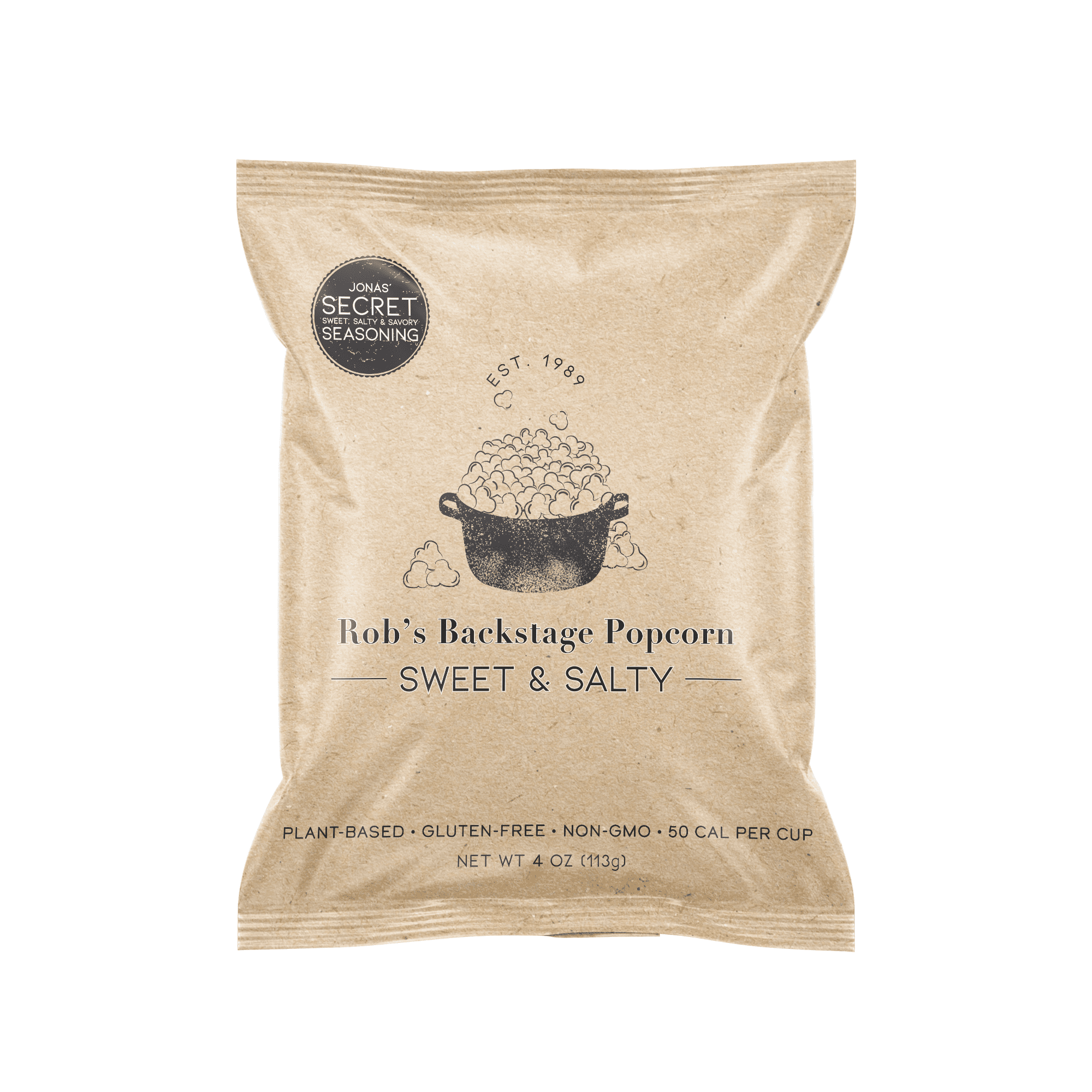 Rob's Backstage Popcorn, Sweet and Salty GlutenFree Popcorn, 4 oz
