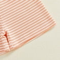 thumbnail image 6 of XZNPDUCQ Toddler Baby Girl 2PCS Short Sleeve Tops Elastic Waist Shorts Outfits Set Playwear Beach Outfits 18-24 Months,Orange, 6 of 7