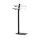 thumbnail image 1 of Toallero de baño Pilaster Designs Skipper independiente dos barras Metal negro cromado, 1 of 2