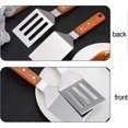 thumbnail image 5 of Bbq Accessories Stainless Steel Barbecue Tools Set 2pcs,chef Kitchen Utensil Set Steel Wooden Handle Fish Spatulas Slotted, 5 of 5