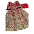 thumbnail image 3 of Traditional Girls Lehenga Choli Set, Cultural Wear for Kids,08, 3 of 4