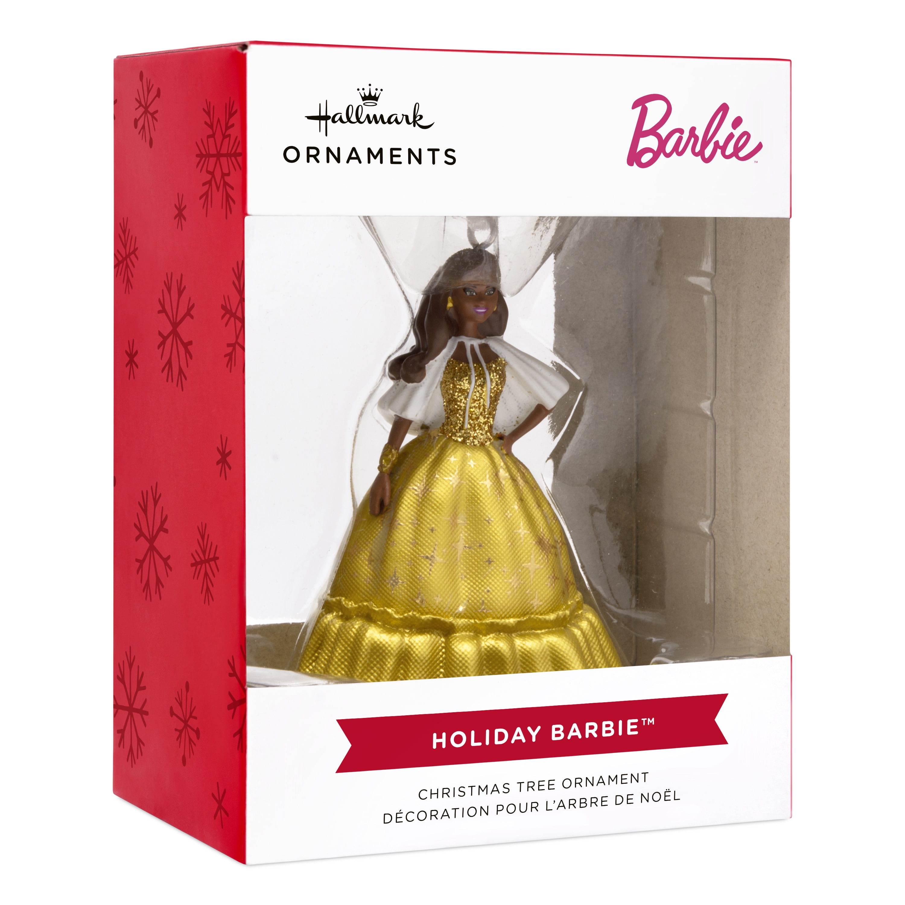 Hallmark Mattel Black Holiday Barbie 2023 Ornament Walmart