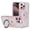 Pink, variant on Decase Shockproof Clear Case with 360° Ring Stand Magnetic for iPhone 16 Pro Max,Anti-Fingerprint,Military Drop Protection,Compatible with Mag-Safe,Soft Edge Translucent Slim Phone Case,Gray