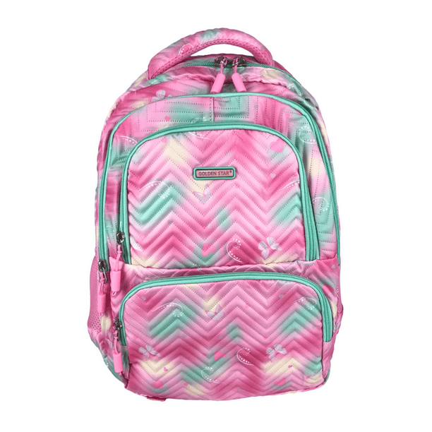 Mochila Golden Star Acolchada De Niña DF-8894 Rosa Walmart en línea