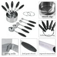 thumbnail image 2 of Ejoyous - Juego De 10 Tazas Y Cucharas Medidoras De Acero Inoxidable Con Mango De Silicona Para Cocina M ANGGREK  Otros, 2 of 8