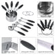 thumbnail image 2 of Ejoyous - Juego De 10 Tazas Y Cucharas Medidoras De Acero Inoxidable Con Mango De Silicona Para Cocina M ANGGREK  Otros, 2 of 8