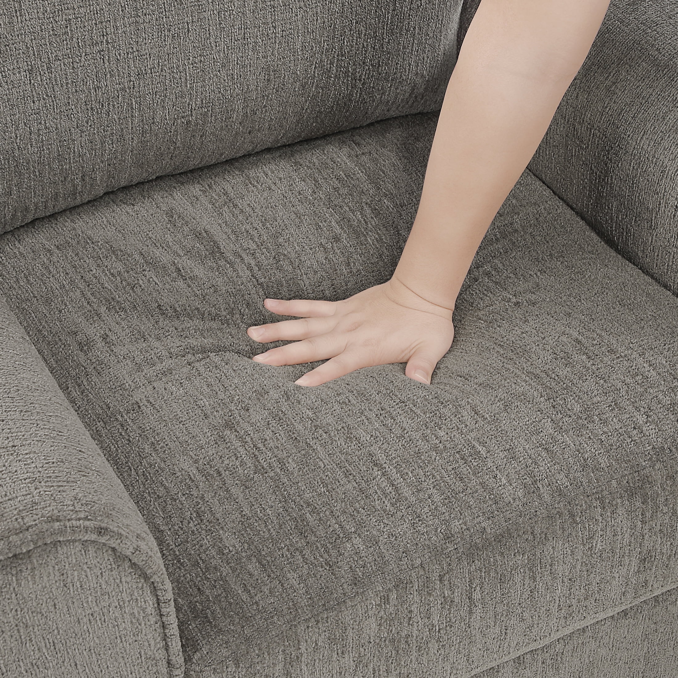 OakvillePark Sevoria Chenille Accent Chair, Brown