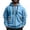 Light Blue, variant on Delconic Mens Zip Up Hoodie Jacket Long Sleeve Drawstring Hood Sweatshirt with Multiple Zipper Pockets Casual Active Outerwear Army Green L