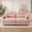 Pink, variant on Modular Sectional Sofa Cloud Couch Loveseat Chenille Fabric Tufted Sofa Ergonomic 2-Seater Couch with Wooden Base for Living Room, Apartment, Camel