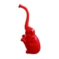 thumbnail image 5 of CoudarTitie Shape Toilet Brush with Holder Modern Decor Lightweight Long Handle Red, 5 of 9