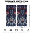 thumbnail image 2 of Natural Floral Blackout Drapes 42x84 Inch Rod Pocket Curtains 2 Panels for Bedroom and Textured Look, 2 of 2