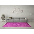 thumbnail image 3 of Ahgly Company Indoor Round Oriental Pink Industrial Area Rugs, 7' Round, 3 of 4