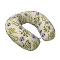thumbnail image 2 of KLL Skull Snake Pattern Memory Foam Cervical Neck Pillow Versatile U-Shaped Pillows for Home/Office/Camping/Travelling/Soft Washable Cover, 2 of 8