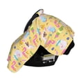 thumbnail image 3 of Naloa Summer Animals Baby Car Seat Cover, Breathable Baby Carrier Cover, Multiuse Baby Carrier Cover & Nursing Breastfeeding Cover, 3 of 5