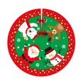thumbnail image 1 of Txlixc Falda de árbol de Navidad de 35 pulgadas, alce de dibujos animados / almohadilla de Navidad de impresión de copo de nieve Txlixc  moda, 1 of 1