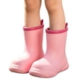thumbnail image 3 of Edvintorg Toddler Rain Boots Baby Kids Easy-On Lightweight Rainboots Children Waterproof Shoes for Boys Girls 2-9 Years, 3 of 8