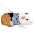 thumbnail image 3 of Small Animal Harness Adjustable Cotton Hamster Leash Harness Mouse Harness, 3 of 8