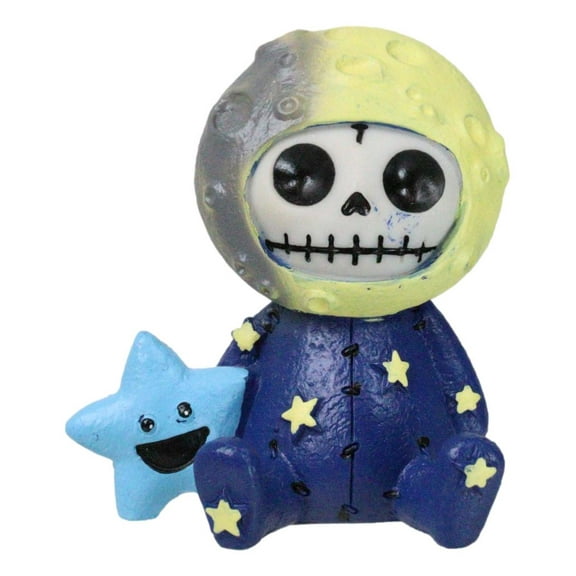 Furrybones Celestial Heavens Luno Moon and Stars Skeleton Furry Bones Figurine