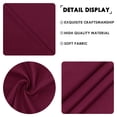 thumbnail image 5 of JIUZHEN Rod Pocket Semi Blackout Valance Curtain for Bedroom Living Room RV, Solid Window Top Treatment Light Blocking Drapes for Home Decor, Burgundy, 60 x 18 Inches, 1 Panel, 5 of 7