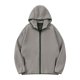 thumbnail image 1 of Sudadera con capucha para hombre, sudadera con capucha de manga larga lisa, forro polar con cremallera, abrigo grueso y cálido, sudaderas para hombre, blusa de poliéster, 1 of 5