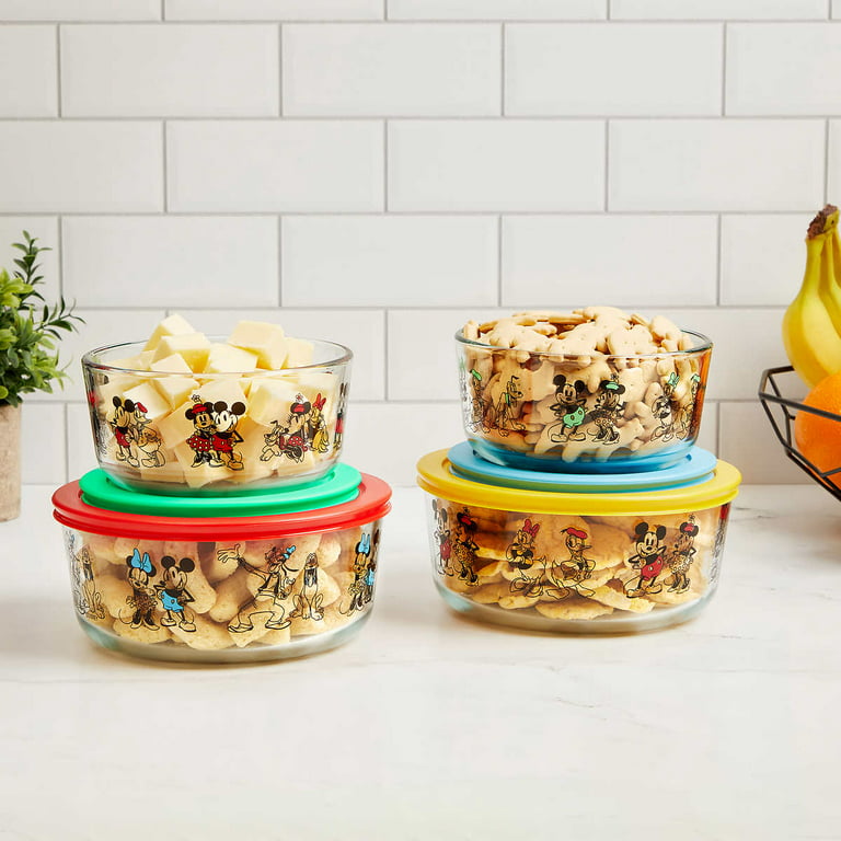 Pyrex Disney Mickey Mouse 4-Pc. Food Storage Container Set - Macy's