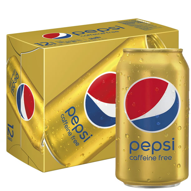 Pepsi Caffeine-Free Soda, 12 Fl. Oz., 12 Count - Walmart.com