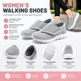 thumbnail image 6 of YOURDIARY Women's Hook & Loop Walking Shoes Lightweight Athletic Sneakers Comfort Casual Shoes, 6 of 7