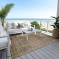 thumbnail image 5 of HomeRoots 605738 8 x 10 ft. Artichoke Green & Hot Pink Floral Washable Indoor & Outdoor Rectangle Area Rug, 5 of 5