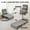 Gray, variant on Avocahom Convertible Sofa Bed Sleeper Chair,6 Angles Adjustable Backrest, Single Person Chaise Lounge Couch w/ Pillow, Folding Bed for Overnight Guests, Foldable Sofa Arm Chair for Office, Dark Gray