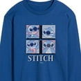 thumbnail image 3 of Disney - Lilo & Stitch - All The Expressions of Stitch - Men's Long Sleeve T-Shirt, 3 of 5
