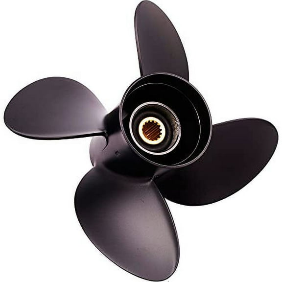 Solas 3413-138-19 Amita 4 Offshore Aluminum 4-Blade Propeller - RH, 13.75" Diameter x 19" Pitch