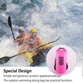 thumbnail image 2 of Waterproof Bags Multifunctional Outdoor Backpack Large-Capacity Equipment Foldable Kayak Rafting Bag Pool Beach Sports Pink 20L Shoulders, 2 of 10