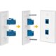 thumbnail image 3 of Paquete de 4 Placas de Pared Ethernet de 1 Puerto, Placas Frontales de Acoplador En Línea RJ45 Cat6 Hembra Una Hembra, 1 Puerto, 3 of 5