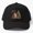Black, variant on Merry Christmas Kitten Baseball Hat, Lovely Presents Holly Feline Graphic Design, Classic Cap