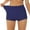Navy, variant on Women's Swim Shorts Stretch High Waisted Bathing Suit Women Boy Shorts Swimming Bottoms Swimsuit Bikini Swimwear Beach Board Shorts XS-2X