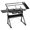 Black, variant on Artist Table by Artist's Loft - Glass-Top Table for Drafting - Drawing - Sketching - Painting - and Arts & Crafts - 1 Pack