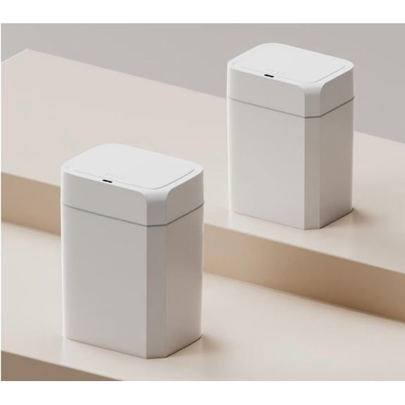 2 Pack, Step N' Sort Motion Sensor Touchless Trash Cans, 16L and 11L