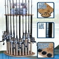thumbnail image 5 of Rush Creek Creations Fishing Rod Corner Rack 10 Rod Capacity, 5 of 10
