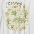 thumbnail image 2 of Boy's Winnie the Pooh 100 Acre Woods Map  Graphic Tee White Small, 2 of 4