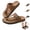 Brown, variant on YOUYEDIAN Orthopedic Womens Flip Flops Fashion Flat Slippers Comfy Slip on Sandals Beach Open Toe Shoes(Brown)