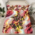 thumbnail image 2 of Red Marble Bed&nbsp;Sheets&nbsp;Set Black Butterfly Sheet&nbsp;Set King,Gold Marbling Sheets Abstract Ombre Ink Fluid Art Flat&nbsp;Sheet Aesthetic, 2 of 6