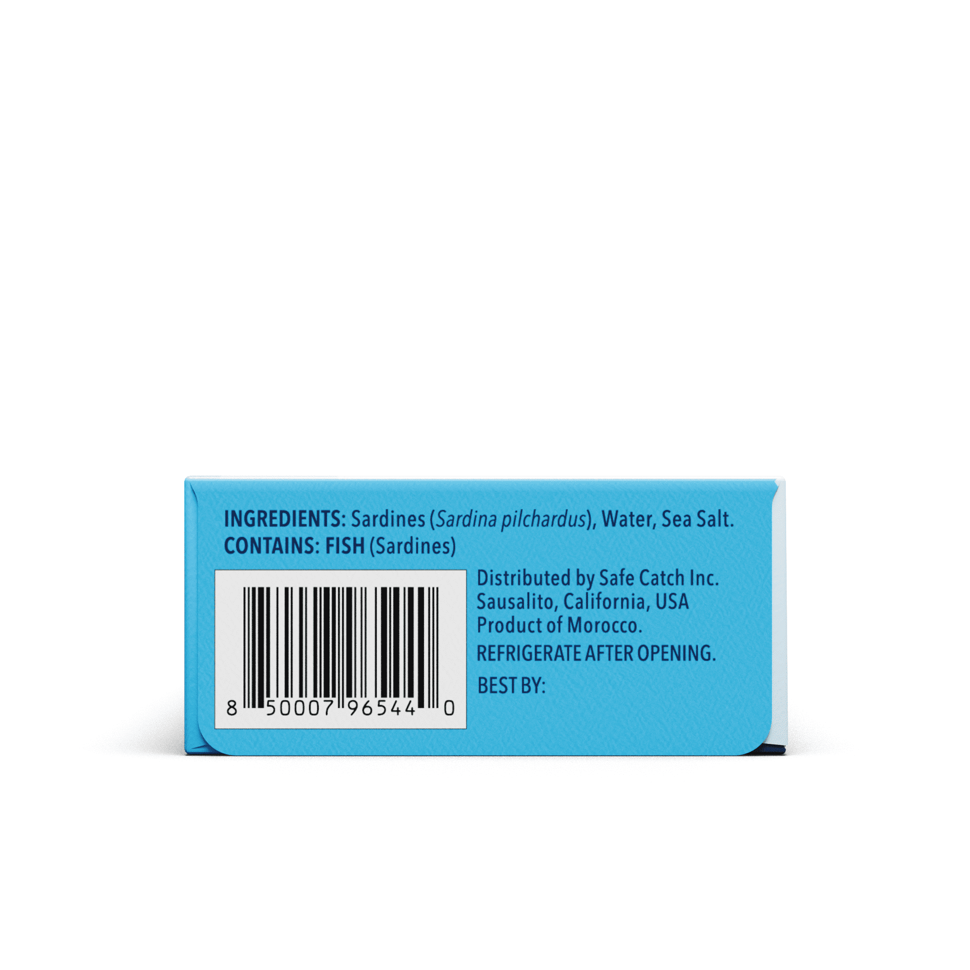 Safe Catch Bone-In with Skin Wild Sardines in Water, 4.4 oz – Shelf-Stable Canned Seafood