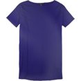 thumbnail image 1 of Eileen Fisher - Camiseta básica para mujer, color azul, pequeña, 1 of 2