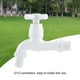 thumbnail image 5 of Grifo de plástico ABS para lavadora, lavabo, grifo de agua con un solo pico y manija G1/2 n.º 4, 5 of 10
